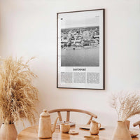 Davenport Print Black and White, Davenport Wall Art, Davenport Poster, Davenport Photo, Davenport Map, Davenport Wall Decor, Iowa, USA