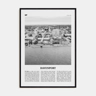 Davenport Travel B&W Poster