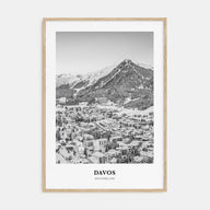 Davos Portrait B&W Poster