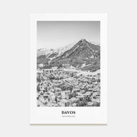 Davos Portrait B&W Poster