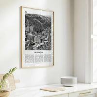 Deadwood Print Black and White, Deadwood Wall Art, Deadwood Poster, Deadwood Photo, Deadwood Wall Décor, Deadwood Map, South Dakota, USA