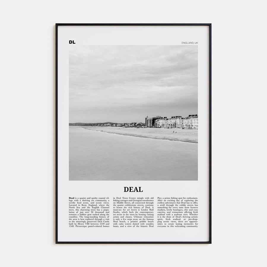 Deal Travel B&W Poster