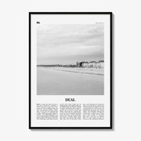 Deal Print Black and White, Deal Wall Art, Deal Poster, Deal Photo, Deal Wall Décor, England, UK, United Kingdom, Dover, Kent
