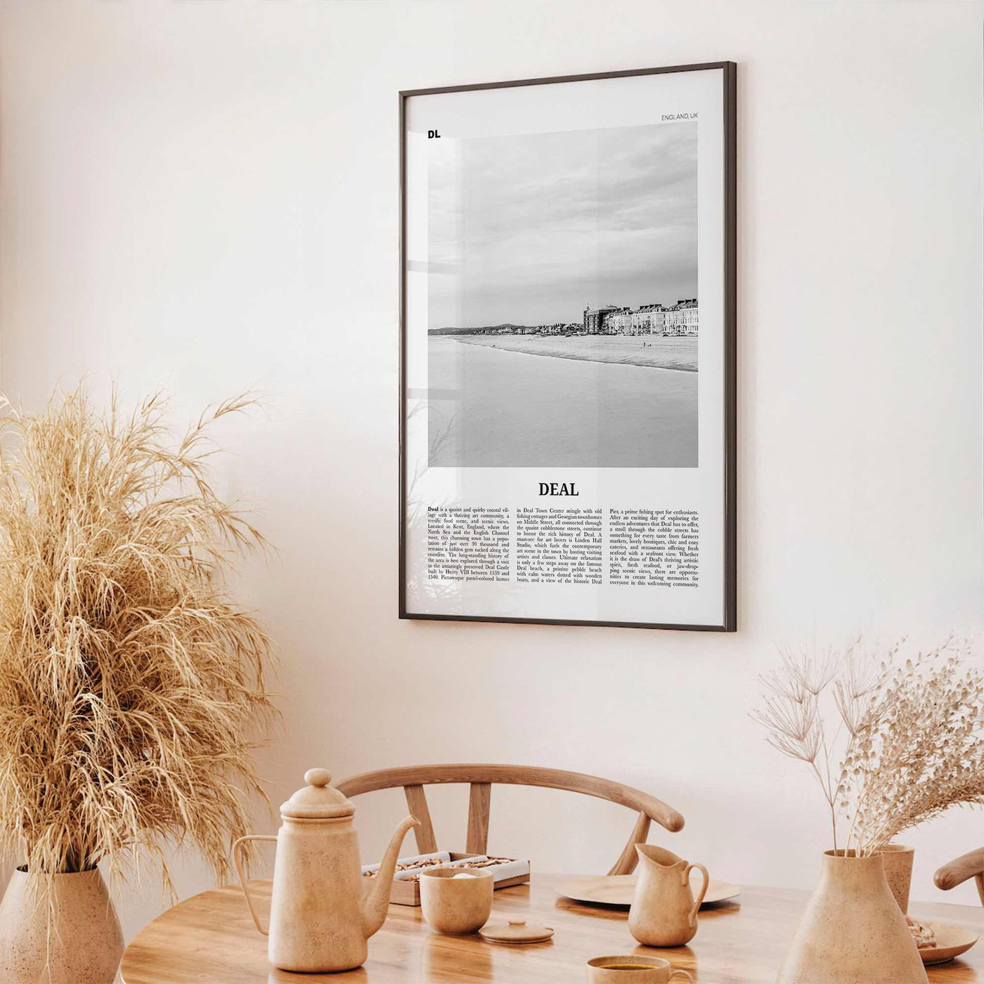 Deal Print Black and White, Deal Wall Art, Deal Poster, Deal Photo, Deal Wall Décor, England, UK, United Kingdom, Dover, Kent