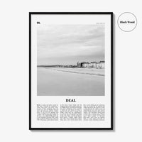 Deal Print Black and White, Deal Wall Art, Deal Poster, Deal Photo, Deal Wall Décor, England, UK, United Kingdom, Dover, Kent