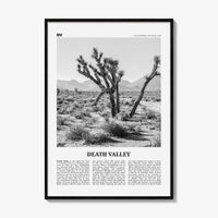 Death Valley Print Black and White No 1, Death Valley Wall Art, Death Valley Poster, Death Valley Photo, California, Nevada, USA