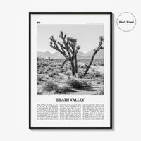 Death Valley Print Black and White No 1, Death Valley Wall Art, Death Valley Poster, Death Valley Photo, California, Nevada, USA