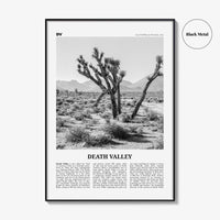 Death Valley Print Black and White No 1, Death Valley Wall Art, Death Valley Poster, Death Valley Photo, California, Nevada, USA