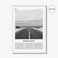 Death Valley Print Black and White No 2, Death Valley Wall Art, Death Valley Poster, Death Valley Photo, California, Nevada, USA