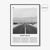 Death Valley Print Black and White No 2, Death Valley Wall Art, Death Valley Poster, Death Valley Photo, California, Nevada, USA