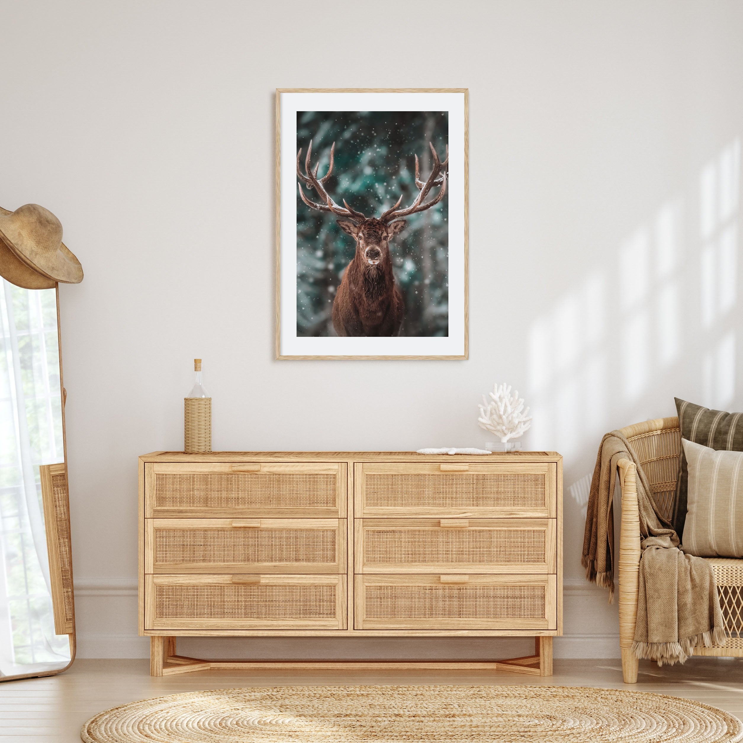 Deer Photo Color No 2 Poster