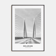 Delaware Portrait B&W Poster