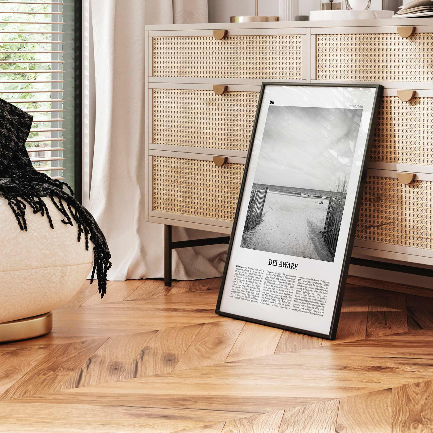 Delaware Print Black and White No 1, Delaware Wall Art, Delaware Poster, Delaware Photo, Delaware Wall Décor, Delaware Map, United States