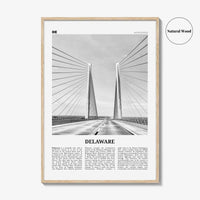 Delaware Print Black and White No 2, Delaware Wall Art, Delaware Poster, Delaware Photo, Delaware Wall Decor, USA, United States