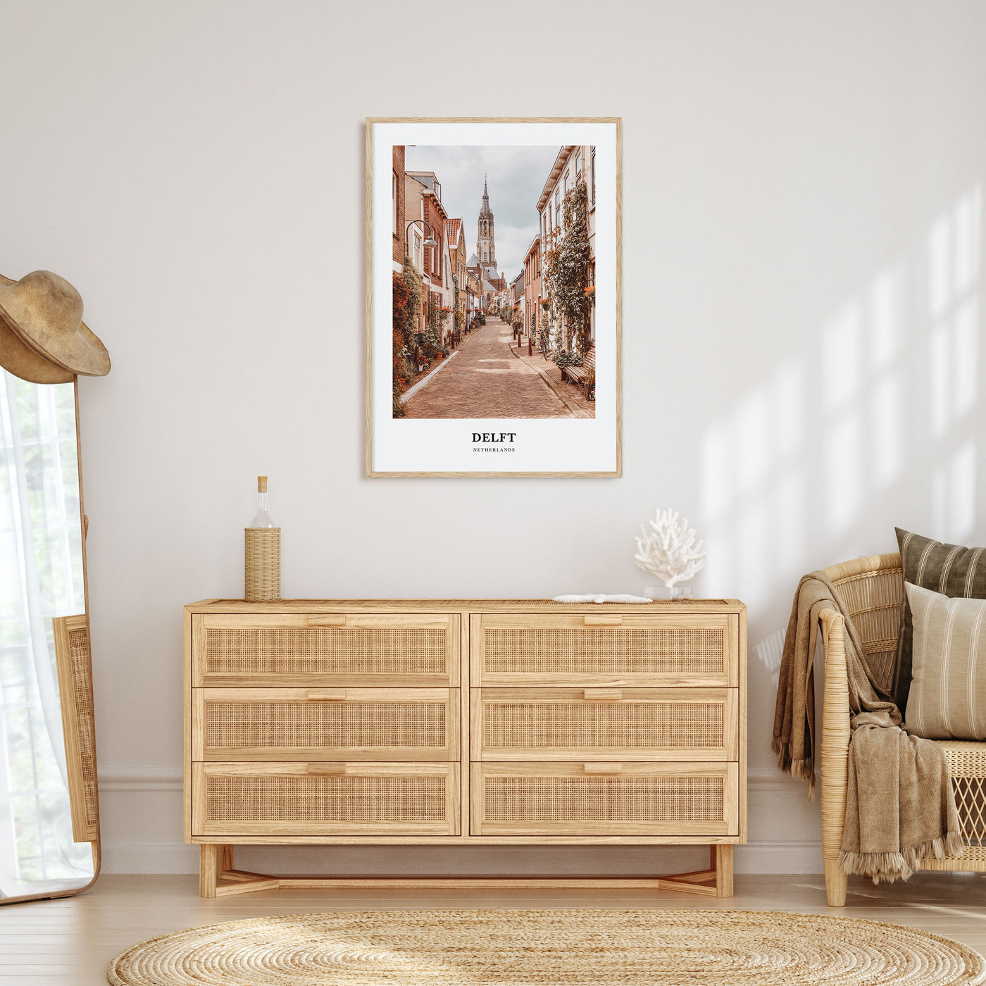 Delft Portrait Color Poster