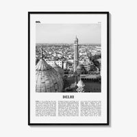 Delhi Print Black and White, Delhi Wall Art, Delhi Poster, Delhi Photo, Delhi Wall Decor, New Delhi, India, Naī Dillī, Bhārat, Asia