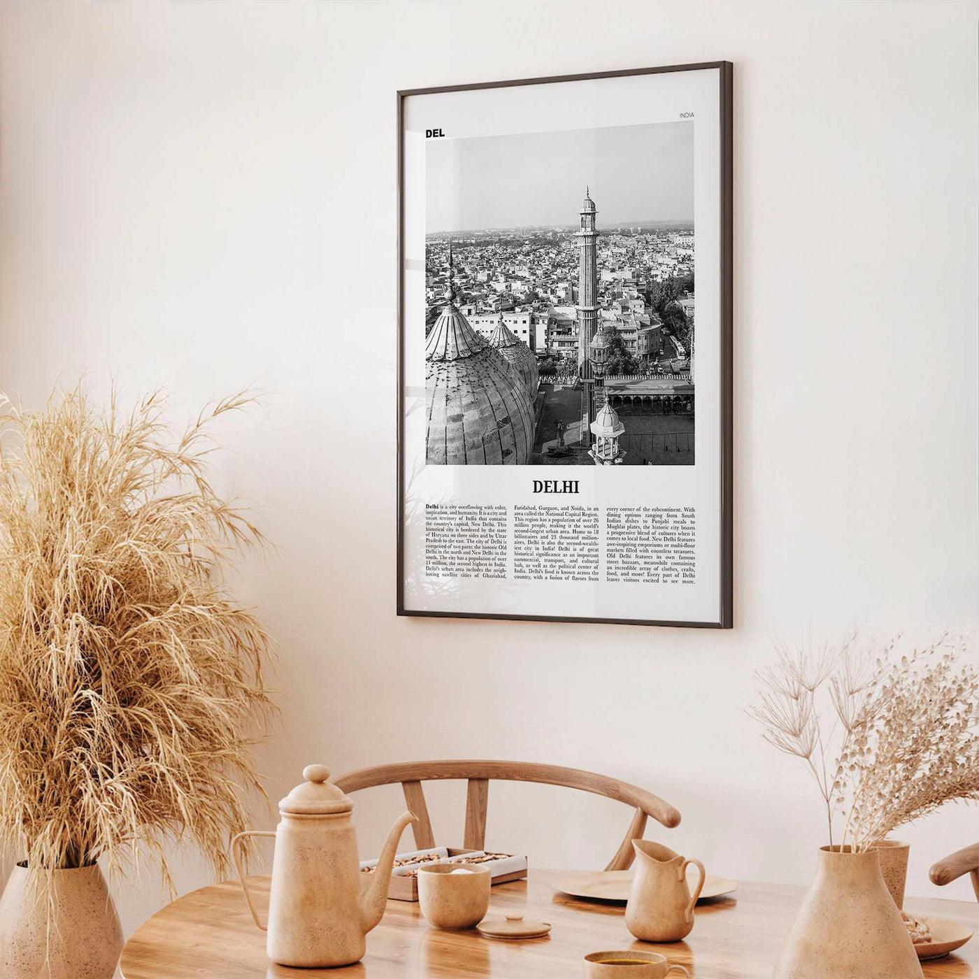 Delhi Print Black and White, Delhi Wall Art, Delhi Poster, Delhi Photo, Delhi Wall Decor, New Delhi, India, Naī Dillī, Bhārat, Asia