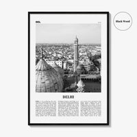 Delhi Print Black and White, Delhi Wall Art, Delhi Poster, Delhi Photo, Delhi Wall Decor, New Delhi, India, Naī Dillī, Bhārat, Asia