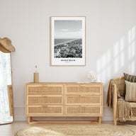 Delray Beach Portrait B&W Poster