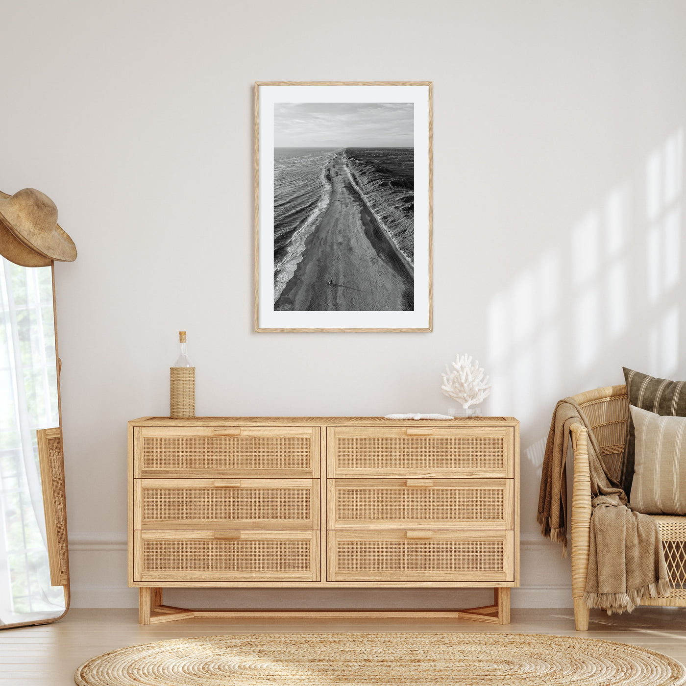 Denmark Photo B&W Poster