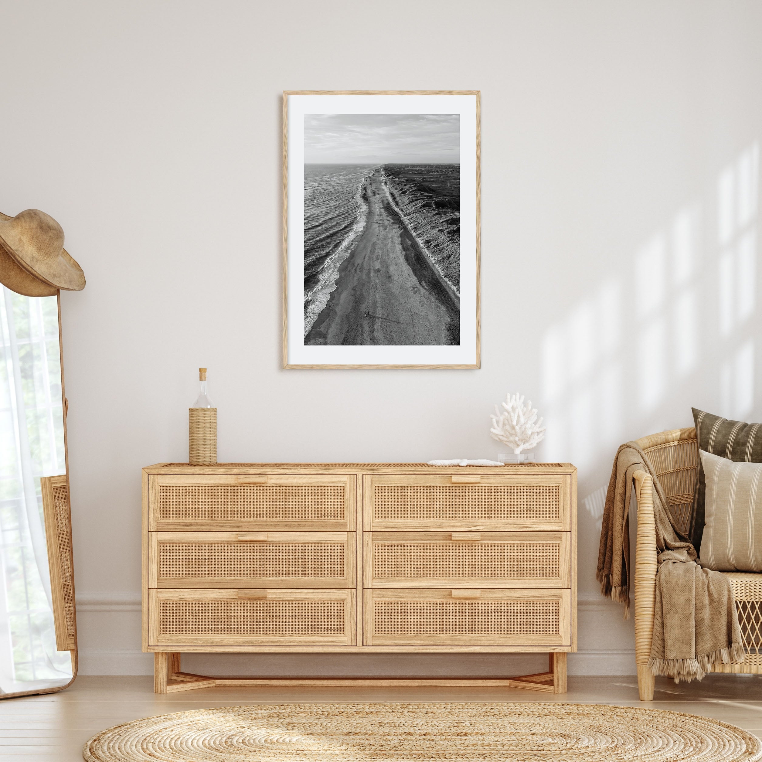 Denmark Photo B&W Poster