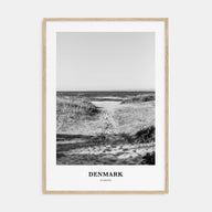 Denmark Portrait B&W Poster