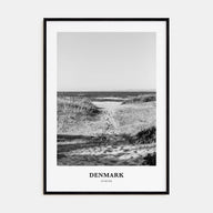 Denmark Portrait B&W Poster
