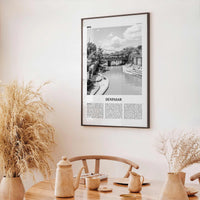 Denpasar Print Black and White, Denpasar Wall Art, Denpasar Poster, Denpasar Photo, Denpasar Wall Décor, Indonesia, Bali, Kota Denpasar