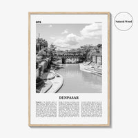 Denpasar Print Black and White, Denpasar Wall Art, Denpasar Poster, Denpasar Photo, Denpasar Wall Décor, Indonesia, Bali, Kota Denpasar