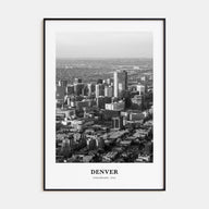 Denver Portrait B&W No 1 Poster
