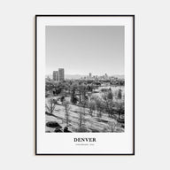 Denver Portrait B&W No 3 Poster