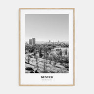 Denver Portrait B&W No 3 Poster