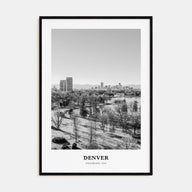 Denver Portrait B&W No 3 Poster