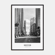 Denver Portrait B&W No 4 Poster