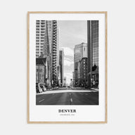 Denver Portrait B&W No 4 Poster