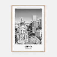 Denver Portrait B&W No 5 Poster