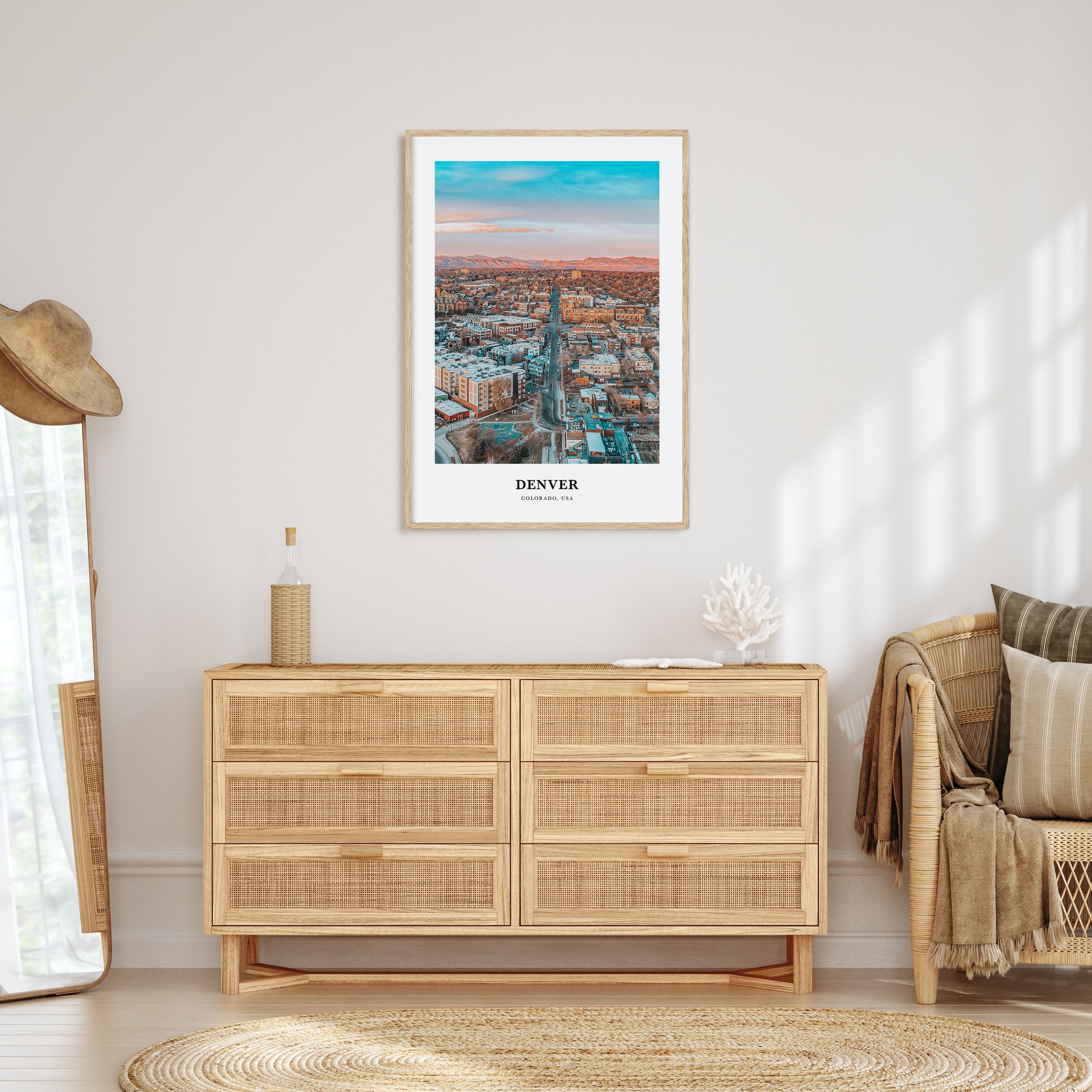 Denver Portrait Color No 1 Poster