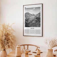 Denver Print Black and White No 1, Denver Wall Art, Denver Poster, Denver Photo, Denver Wall Decor, Colorado, USA, United States