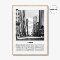 Denver Print Black and White No 4, Denver Wall Art, Denver Poster, Denver Photo, Denver Wall Decor, Colorado, USA, United States