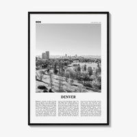 Denver Print Black and White No 5, Denver Wall Art, Denver Poster, Denver Photo, Denver Wall Decor, Colorado, USA, United States