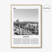 Denver Print Black and White No 5, Denver Wall Art, Denver Poster, Denver Photo, Denver Wall Decor, Colorado, USA, United States