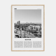 Denver Travel B&W No 5 Poster