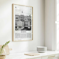 Des Moines Print Black and White No 2, Des Moines Wall Art, Des Moines Poster, Des Moines Photo, Iowa, USA, United States, North America