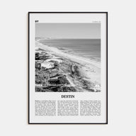 Destin Travel B&W No 1 Poster