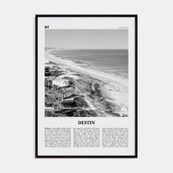 Destin Travel B&W No 1 Poster