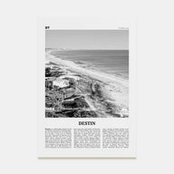 Destin Travel B&W No 1 Poster