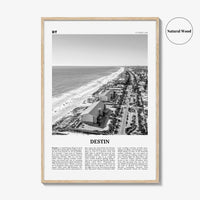 Destin Print Black and White No 2, Destin Wall Art, Destin Poster, Destin Photo, Destin Wall Décor, Florida, USA, United States, America