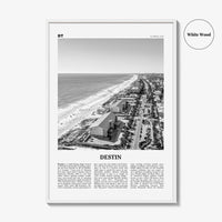 Destin Print Black and White No 2, Destin Wall Art, Destin Poster, Destin Photo, Destin Wall Décor, Florida, USA, United States, America