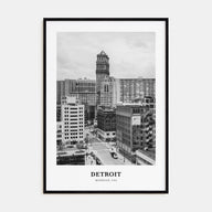 Detroit Portrait B&W No 1 Poster