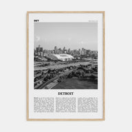 Detroit Travel B&W No 2 Poster
